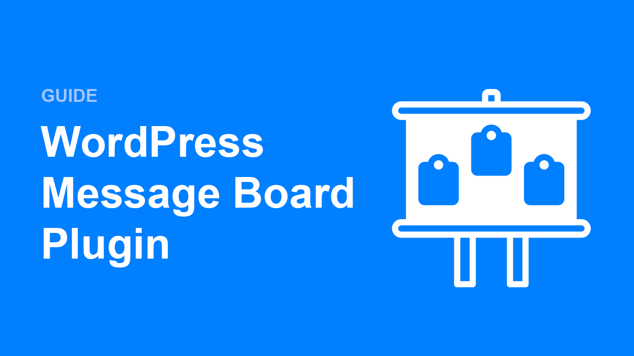 WordPress message board plugin