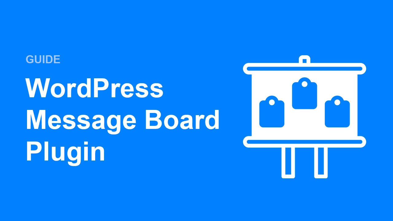 Wordpress Message Board Plugin - WP Discussion Board